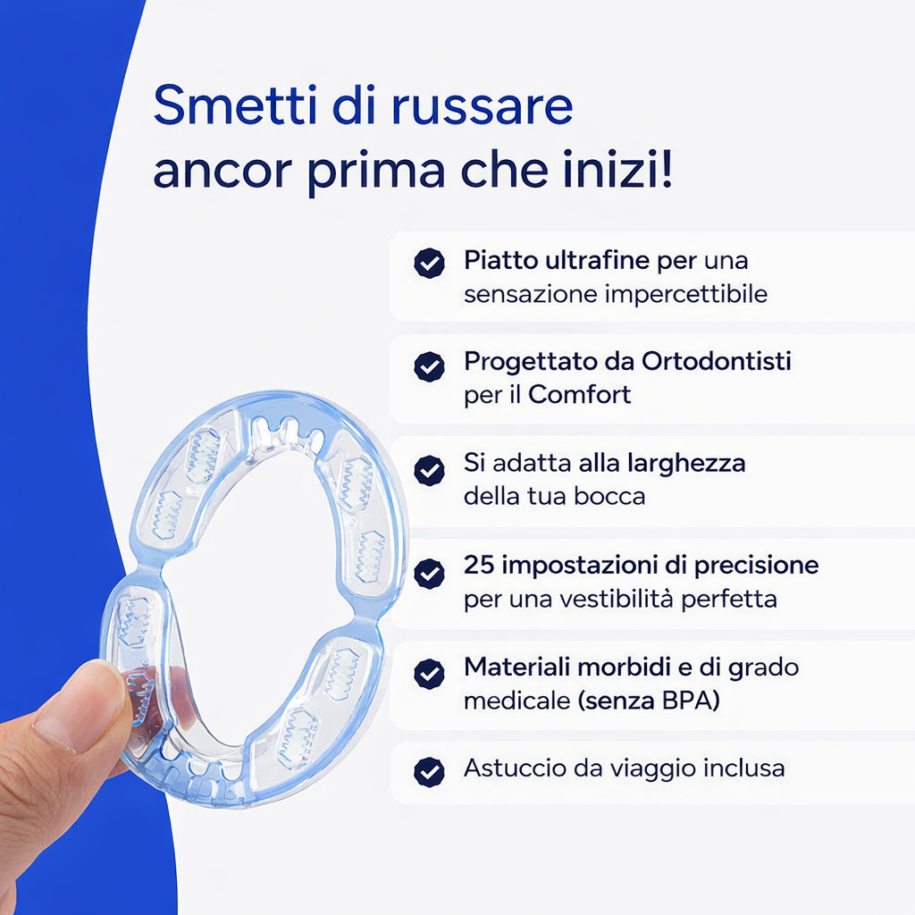 OralSleep Pro® Dispositivo Anti-Russamento