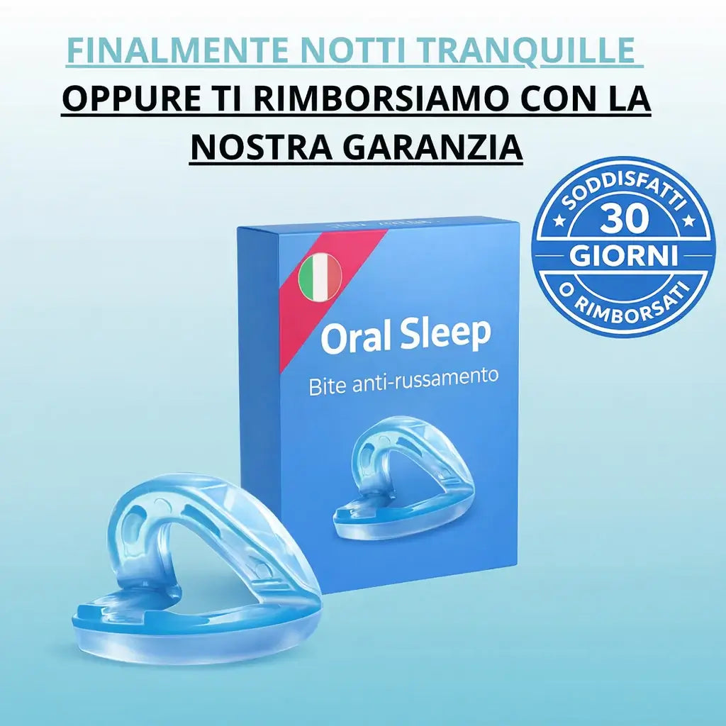 OralSleep™ – Smetti di Russare dalla Prima Notte