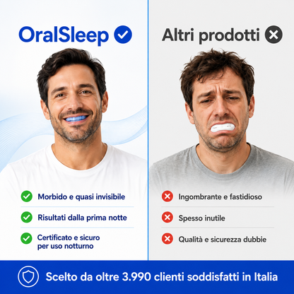 OralSleep™ – Smetti di Russare dalla Prima Notte
